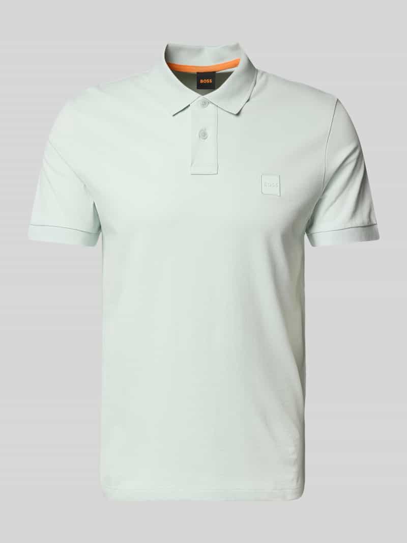 Boss Orange Poloshirt met labeldetail