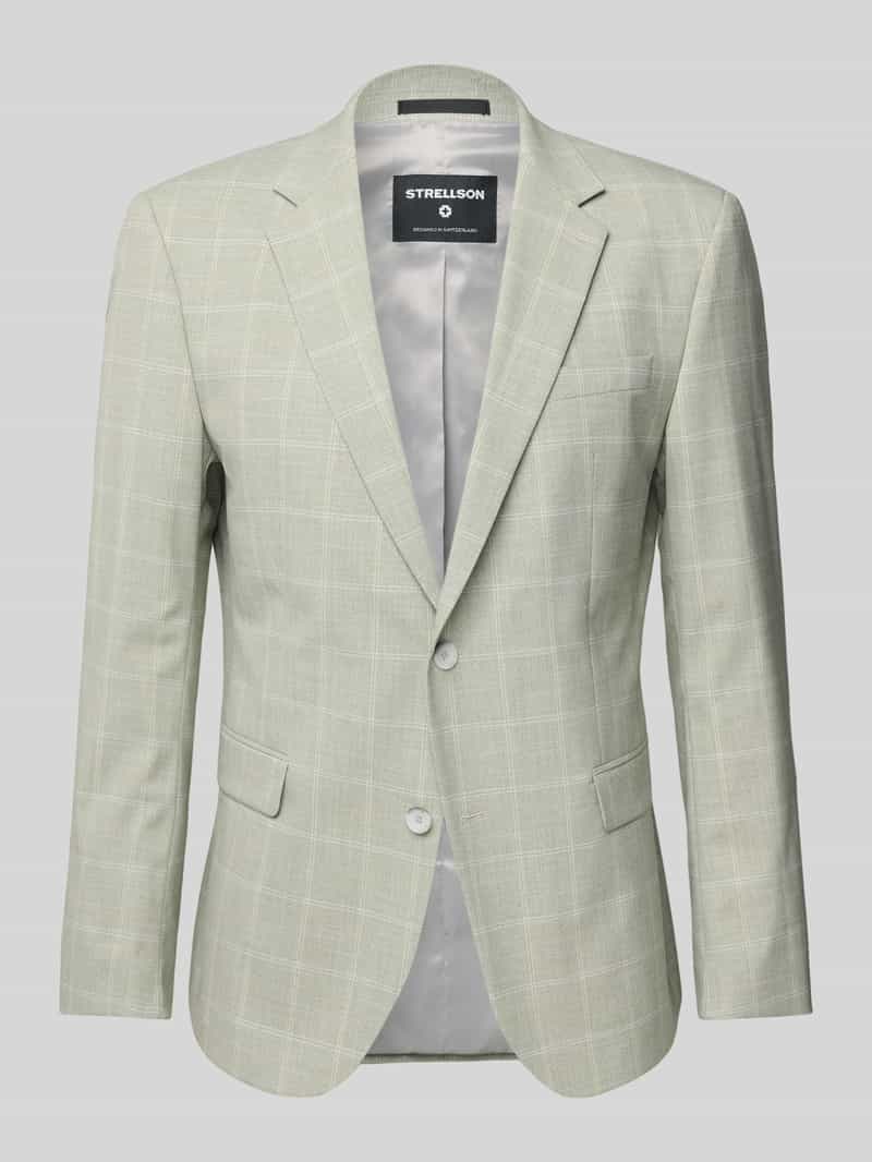 Strellson Regular fit colbert met klepzakken