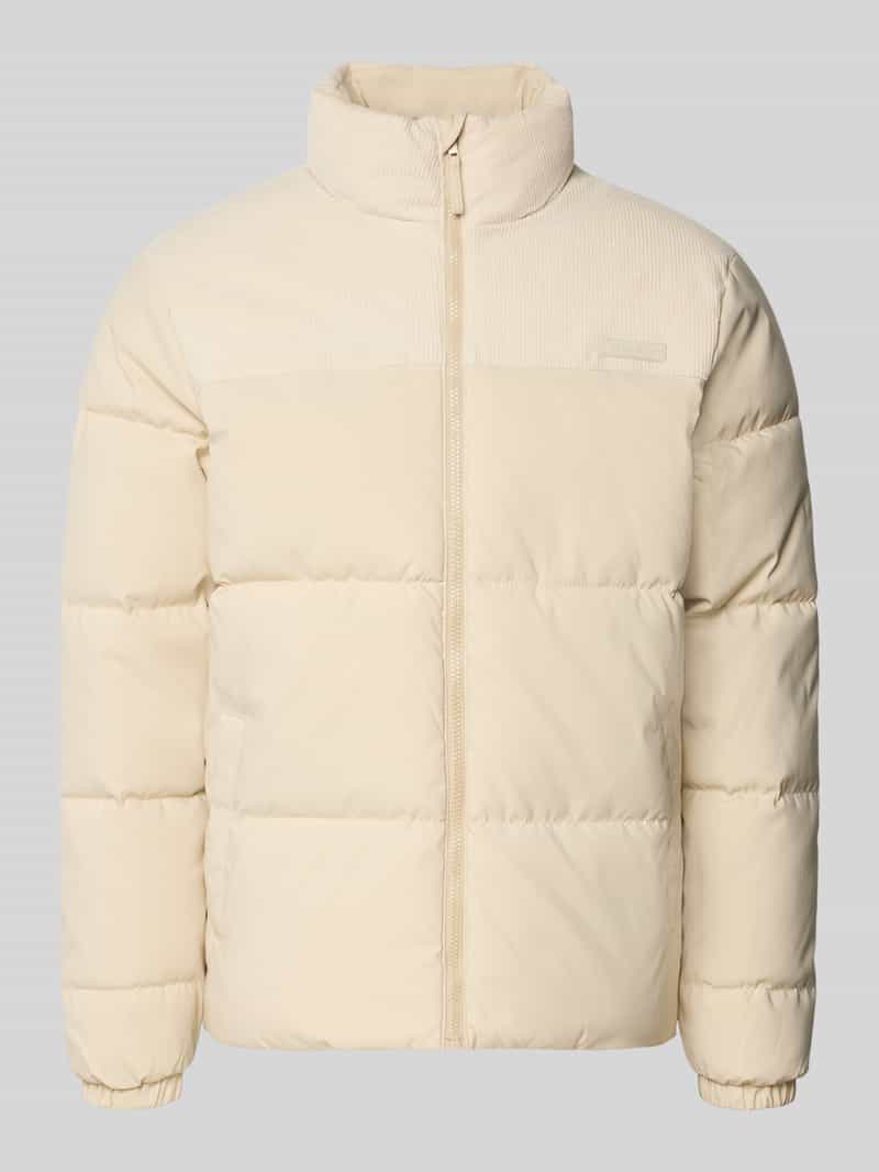 Blend Gewatteerd jack met opstaande kraag en steekzakken