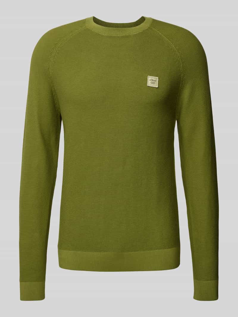 s.Oliver RED LABEL Gebreide pullover met ribboorden