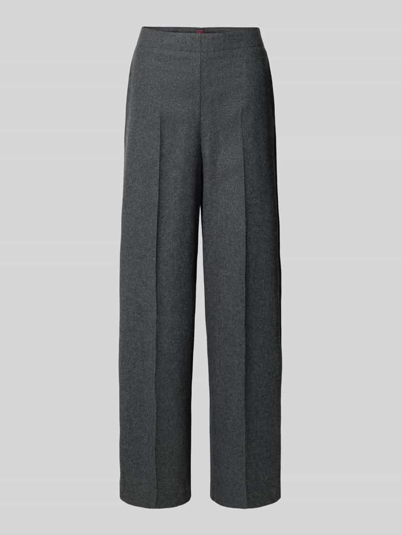 Stefanel Wide fit broek met persplooien