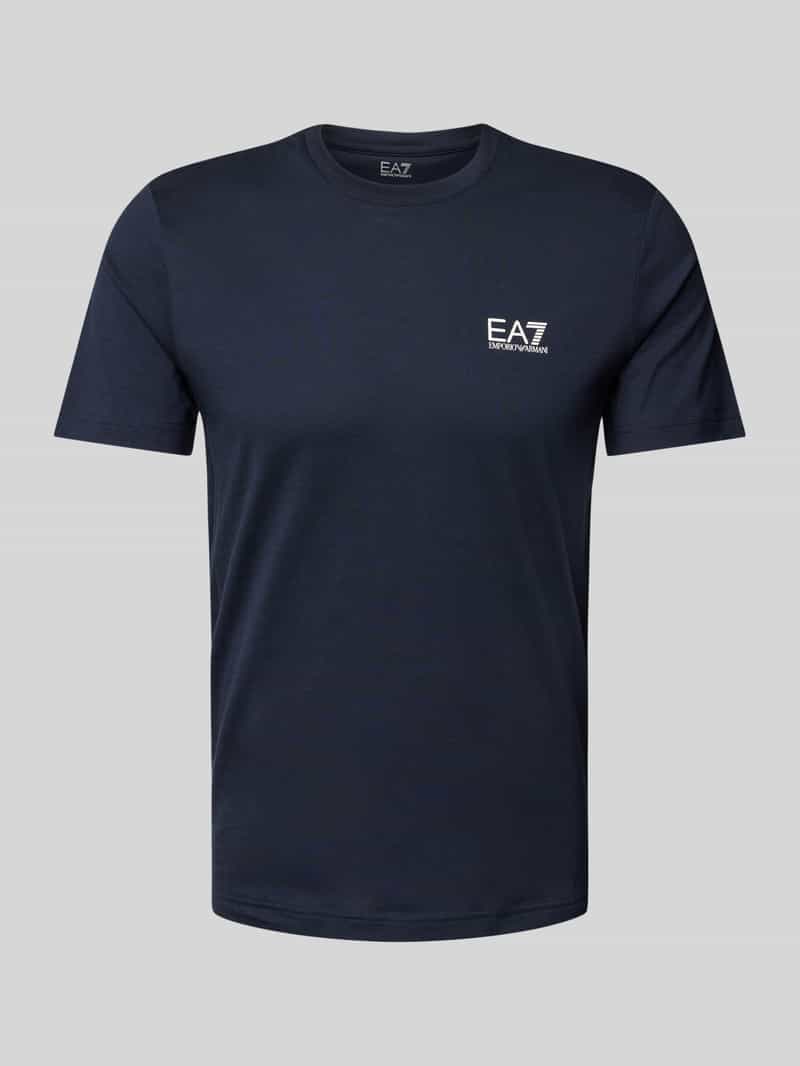EA7 Emporio Armani T-shirt van puur katoen model 'TRAIN CORE'