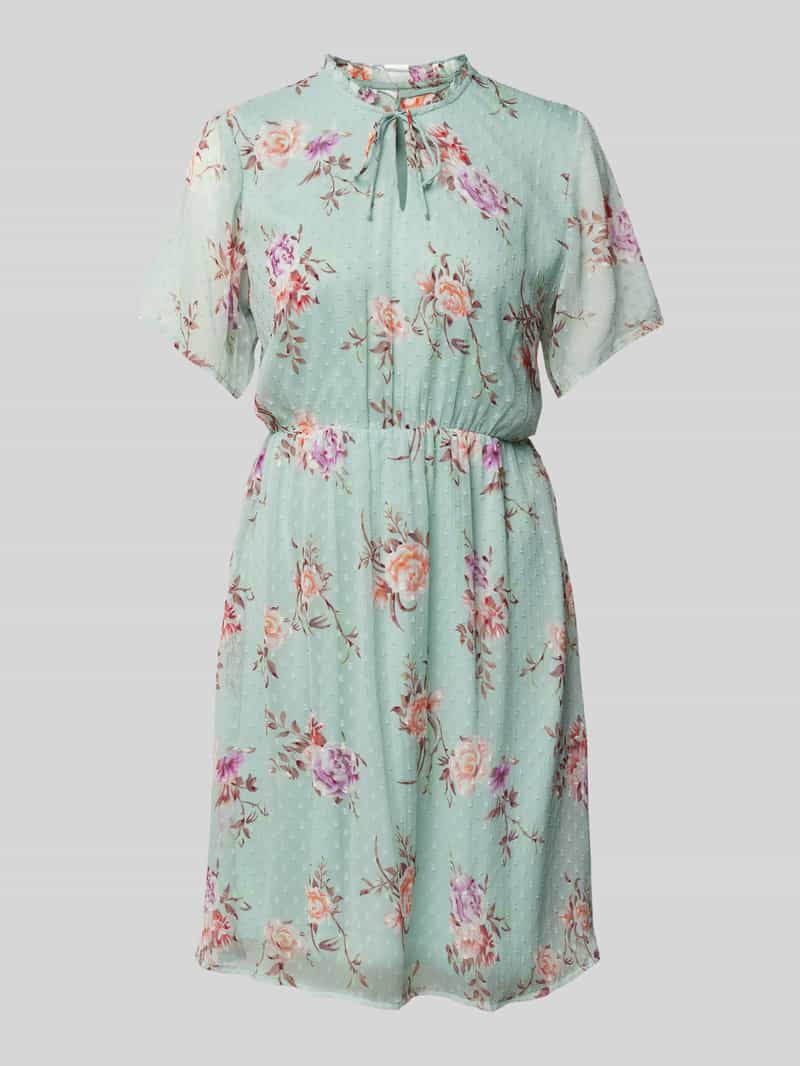 Only Knielange jurk met all-over motief model 'AIDA ELISA'