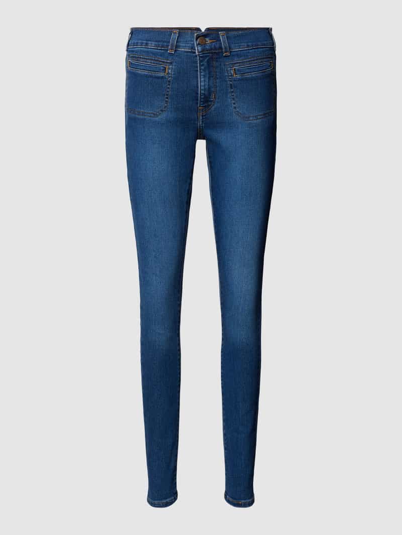 Levi's 300 Skinny fit jeans met contrastnaden
