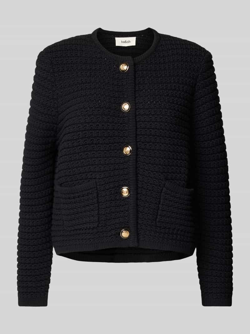 Bash Cardigan met opgestikte zakken model 'GASPARD'
