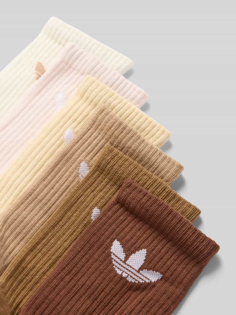 adidas Originals Sokken met labelprint in een set van 6 paar