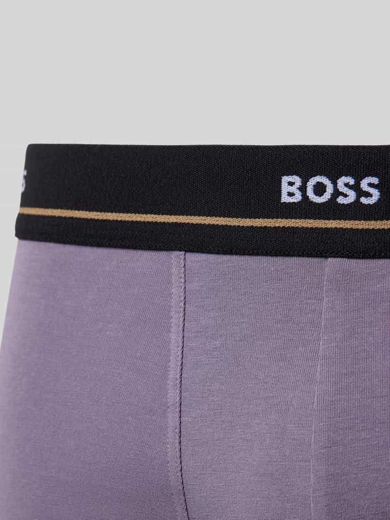 Boss Boxershort met elastische band met logo in een set van 5 stuks