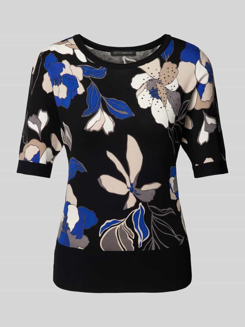 Betty Barclay Gebreid shirt met halflange mouw