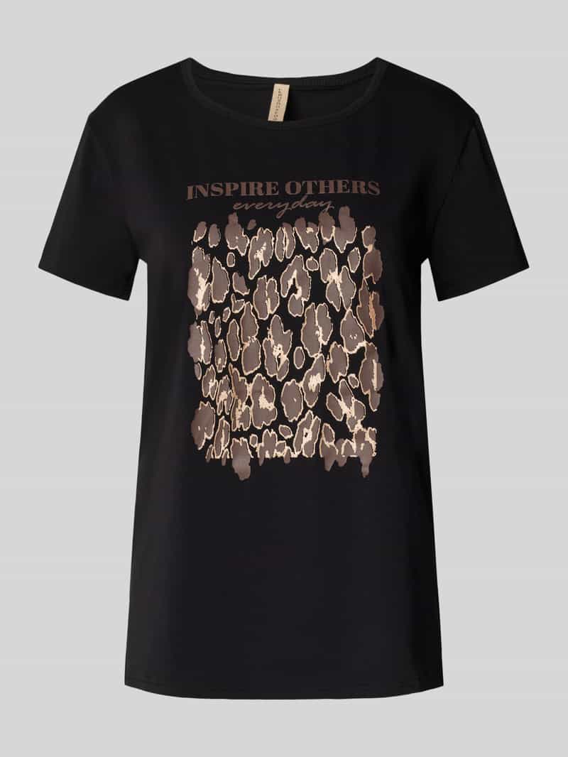 Soyaconcept T-shirt met statementprint model 'RINA'