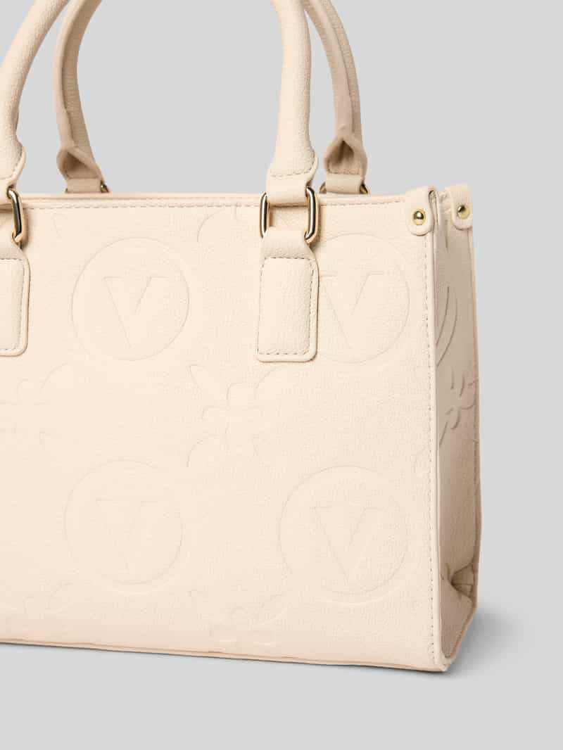VALENTINO BAGS Handtas met structuurmotief met label model 'SAMBA'