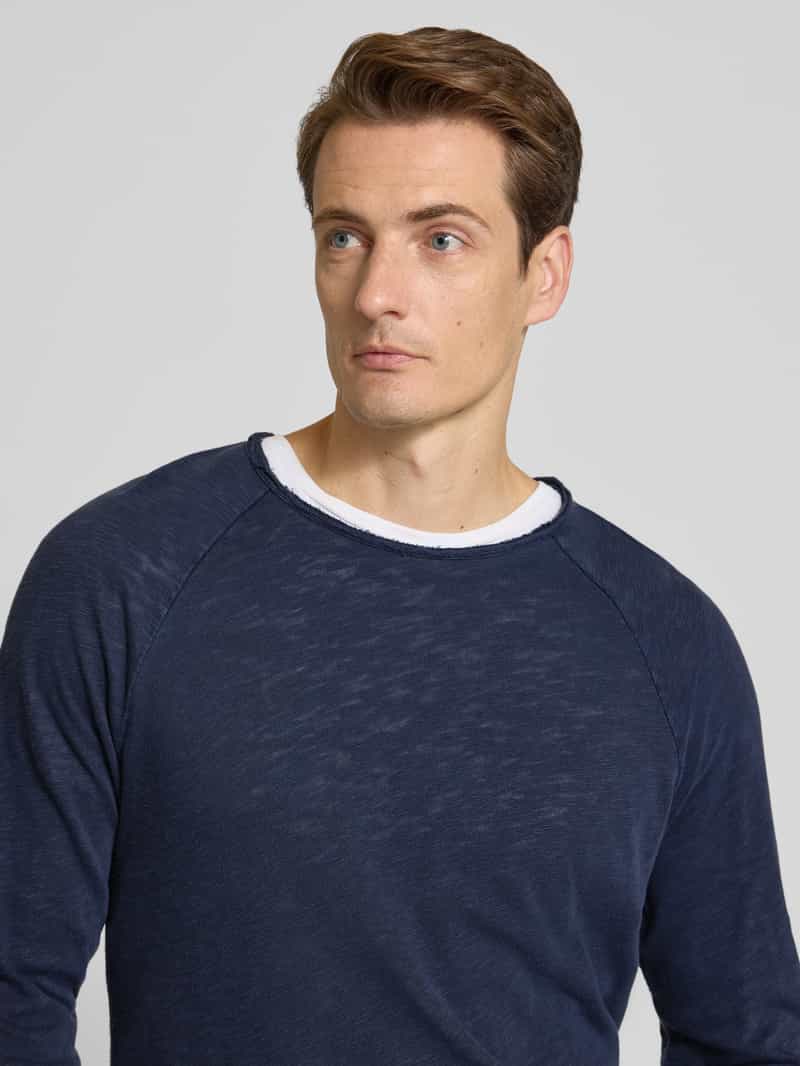 American vintage Shirt met lange mouwen en ronde hals model 'SONOMA'