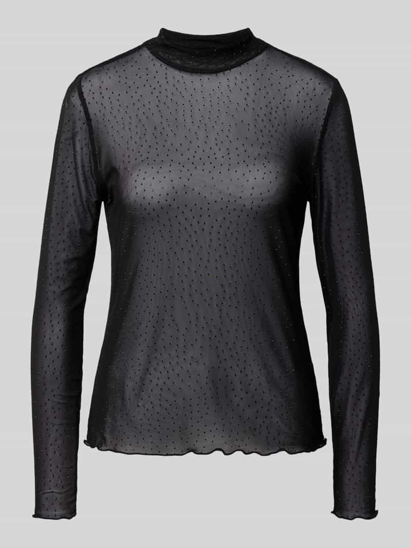 FREE QUENT Shirt met lange mouwen in semi-transparant design model 'ISKA'