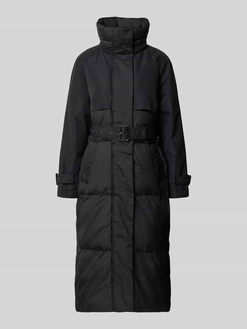 Joop! Gewatteerde lange jas met riem model 'Chiara'