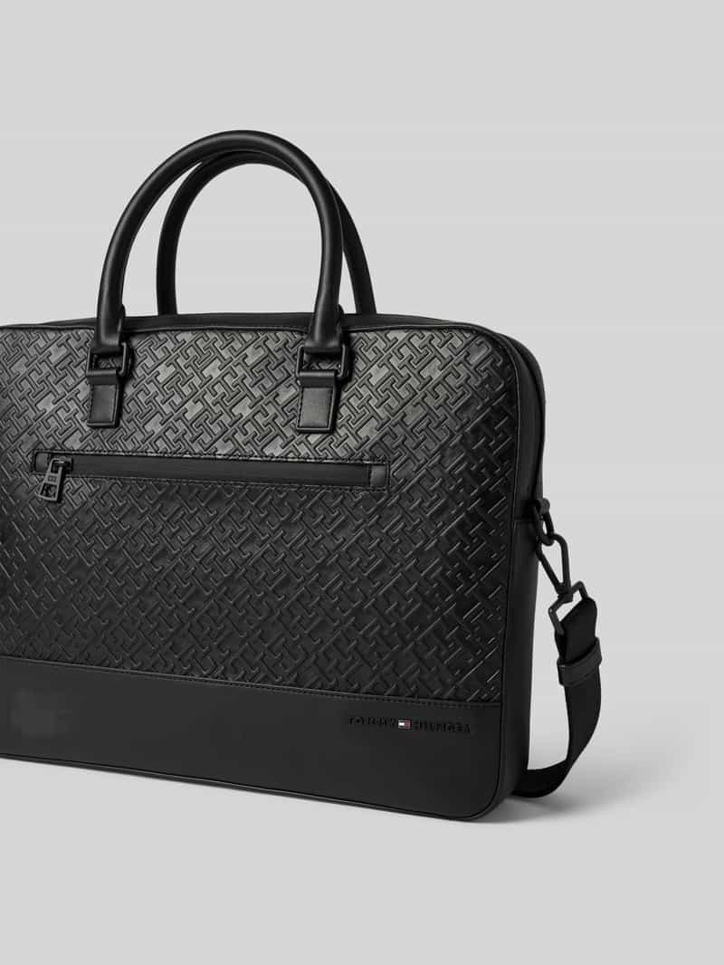 Tommy Hilfiger Laptoptas met structuurmotief