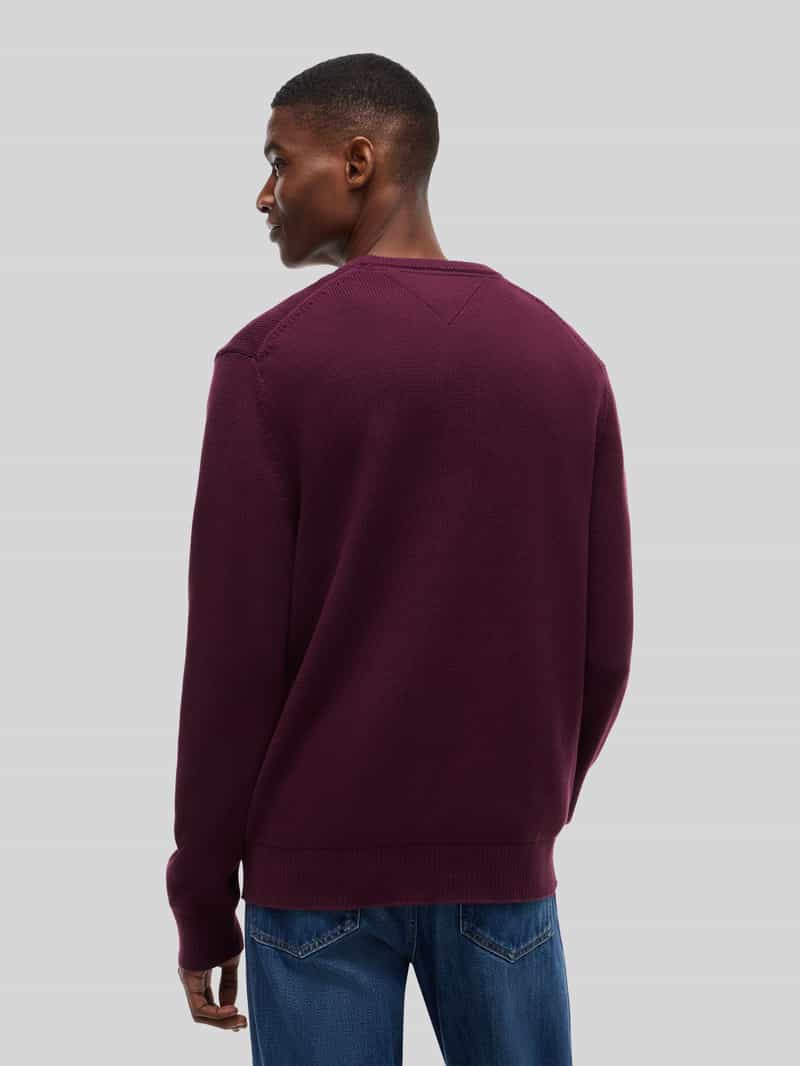 Tommy Jeans Slim fit pullover van puur katoen