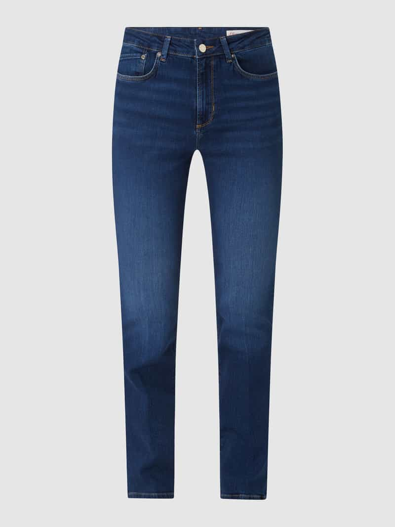 S.Oliver RED LABEL Slim fit bootcut jeans met stretch, model 'Beverly'