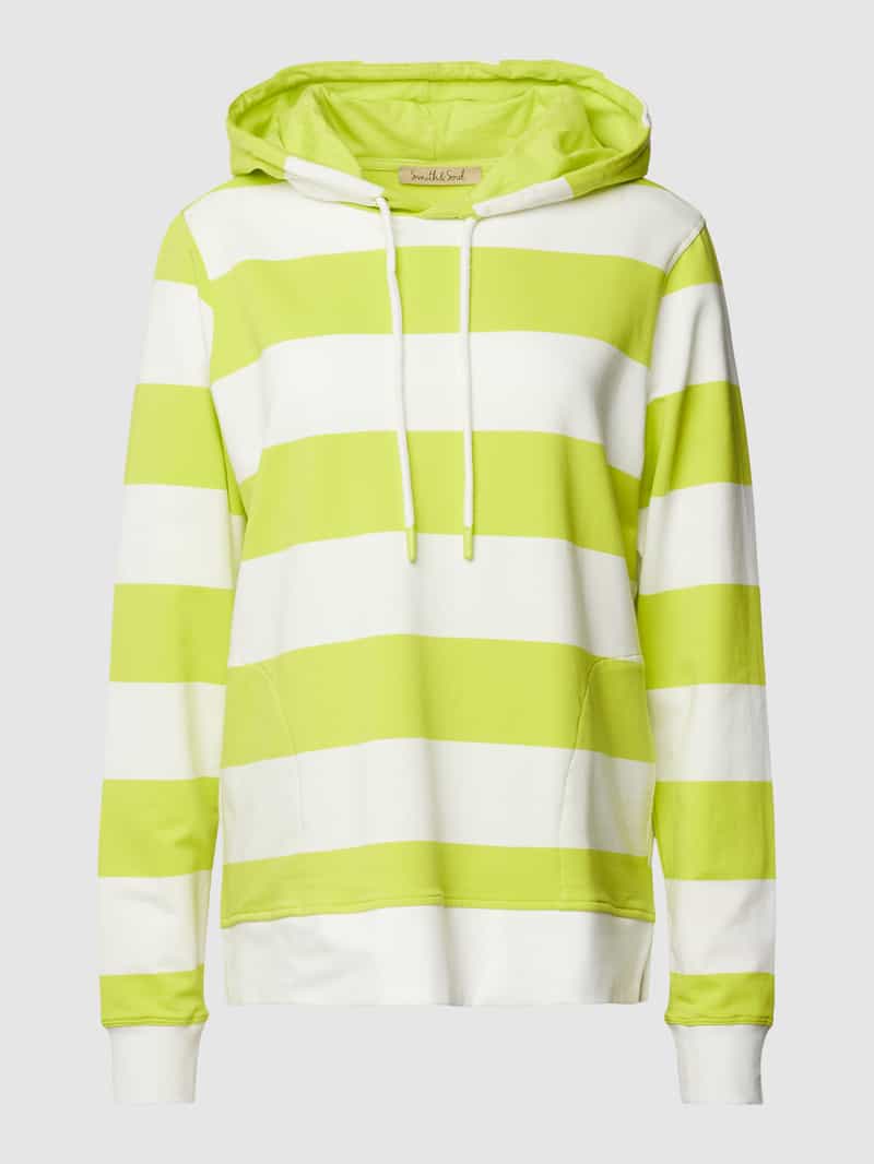Smith and Soul Hoodie met streepmotief