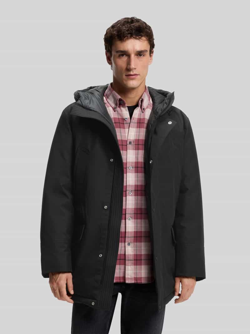 Boss Orange Regular fit parka met capuchon model 'Osiass1'