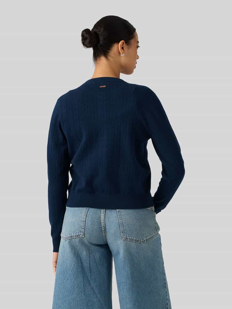 Levi's Regular fit gebreid jack van katoenmix