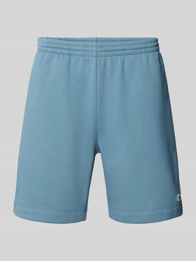 Lacoste Regular fit sweatshorts met elastische band