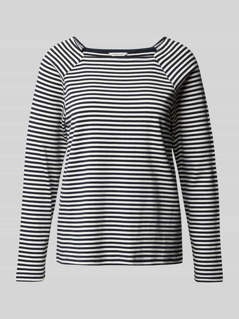 Tom Tailor Regular fit shirt met lange mouwen van puur biologisch katoen