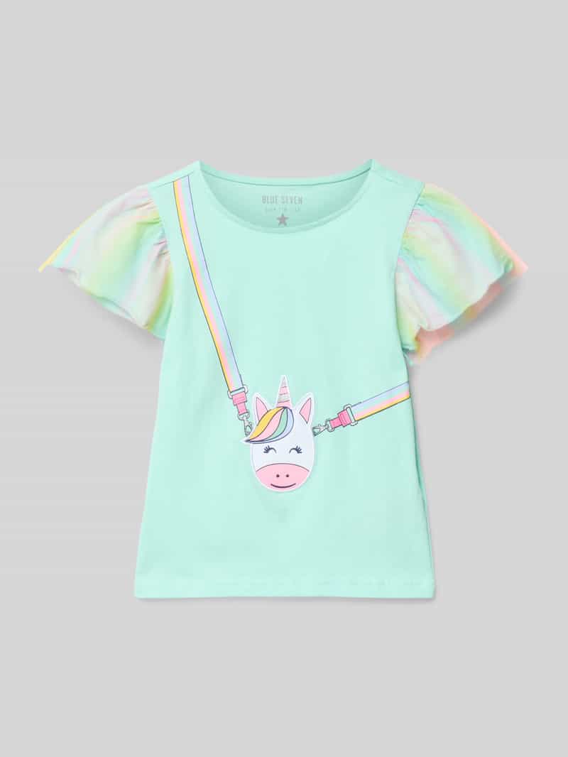 BLUE SEVEN T-shirt met motiefprint