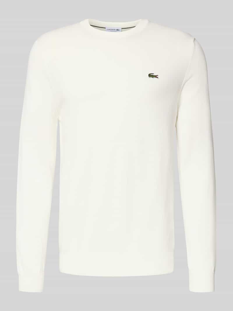 Lacoste Regular fit gebreide pullover van katoenmix