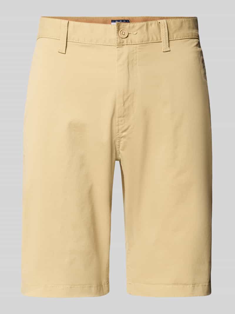 Slim fit korte chino van katoenmix, model 'SCANTON'
