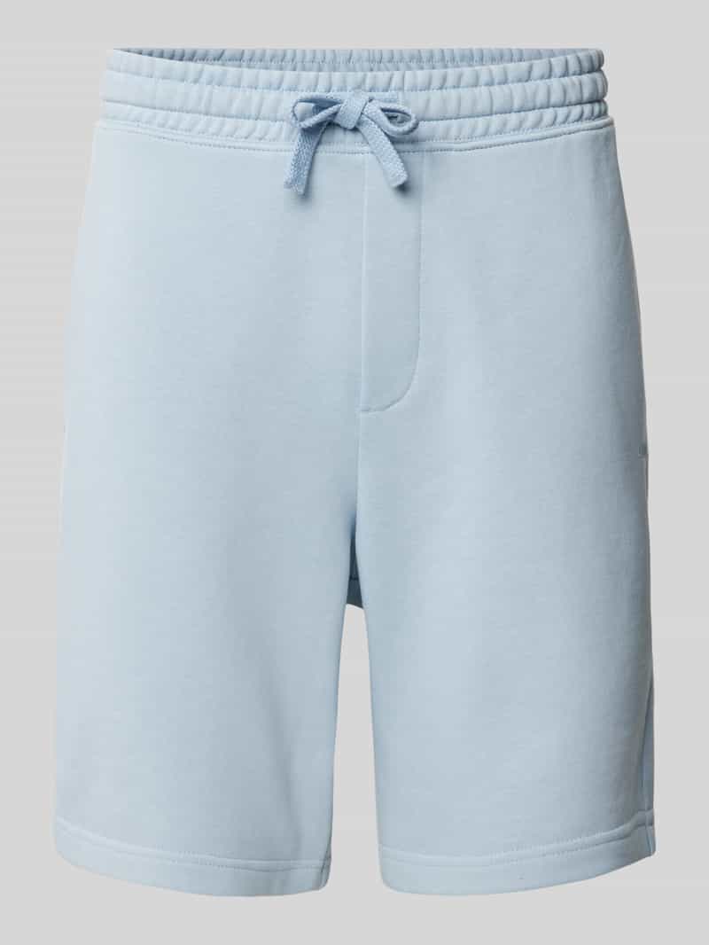 HUGO Sweatshorts met labelprint model 'Nomario'