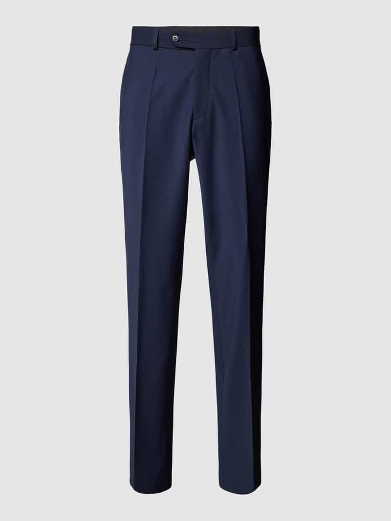 carl gross Regular fit pantalon met persplooien model 'Silvio'
