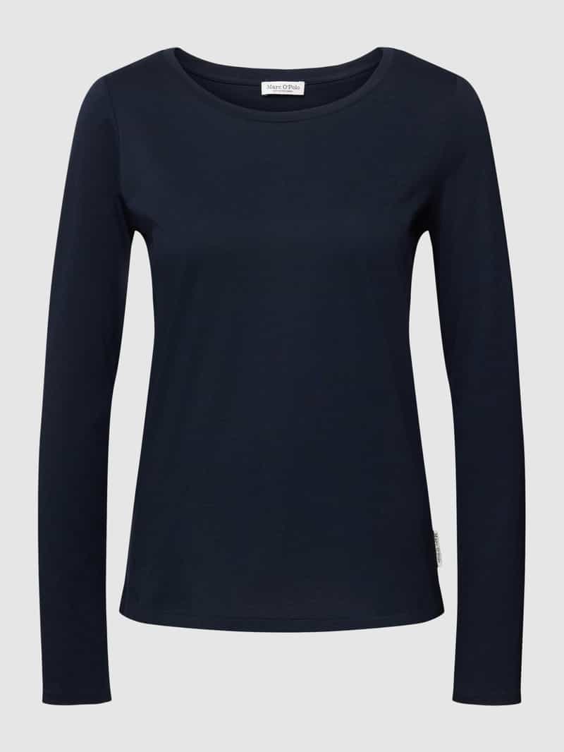 Marc O'Polo Shirt met lange mouwen van katoen met logodetail