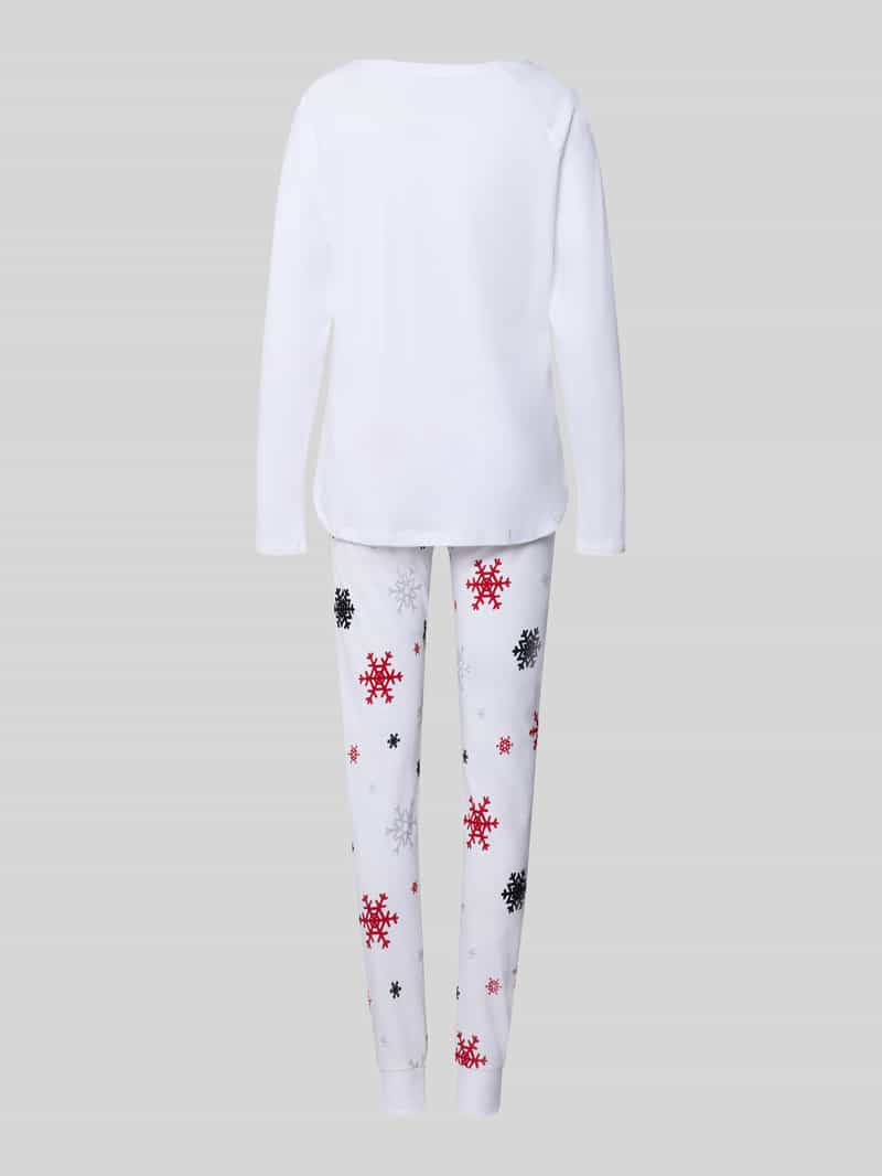 LOUIS & LOUISA Pyjama van zuivere katoen model 'Winterzauber'
