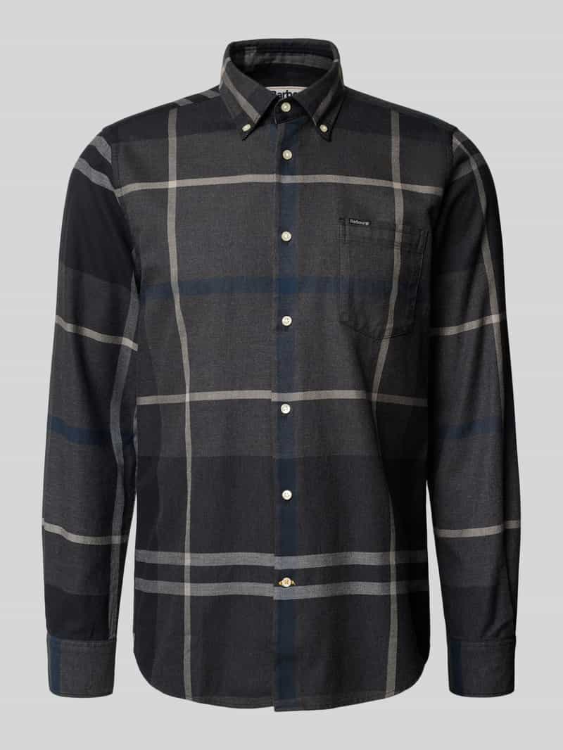 Barbour Tailored fit vrijetijdsoverhemd van puur katoen
