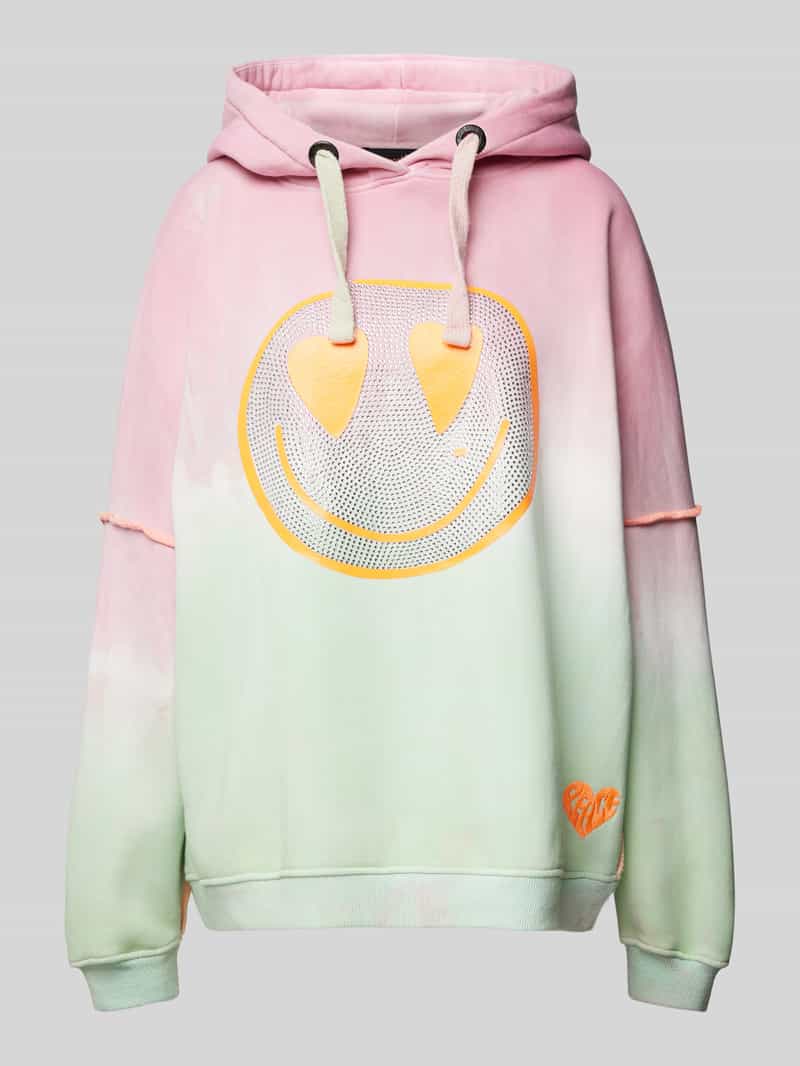miss goodlife Oversized hoodie met strass-steentjes