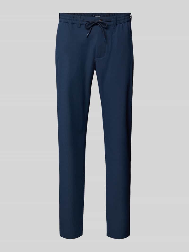 MCNEAL Tapered fit stoffen broek met elastische band