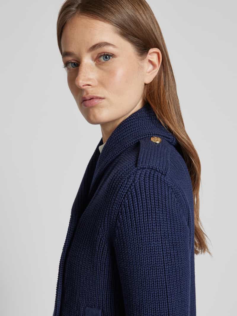 Lauren Ralph Lauren Gebreid jack met strookzakken model 'WILMAT'