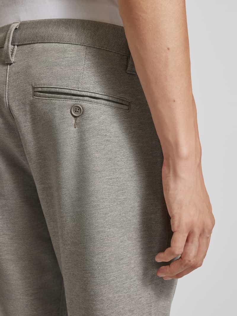 Only & Sons Tapered fit broek met knoop- en ritssluiting model 'MARK'
