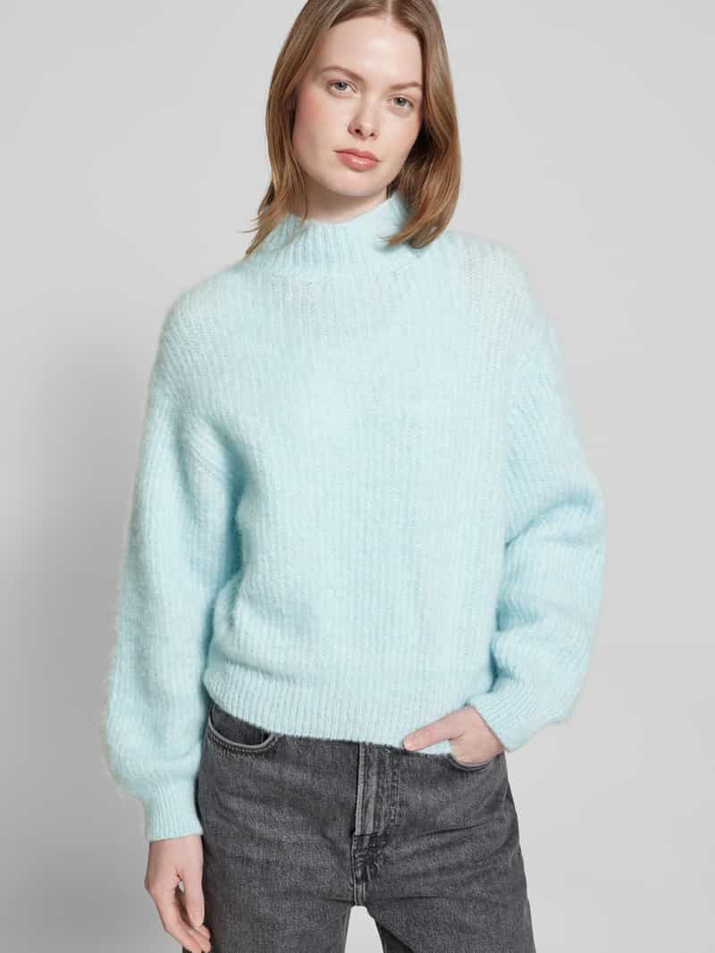 American vintage Oversized gebreide pullover met alpaca model 'EAST'