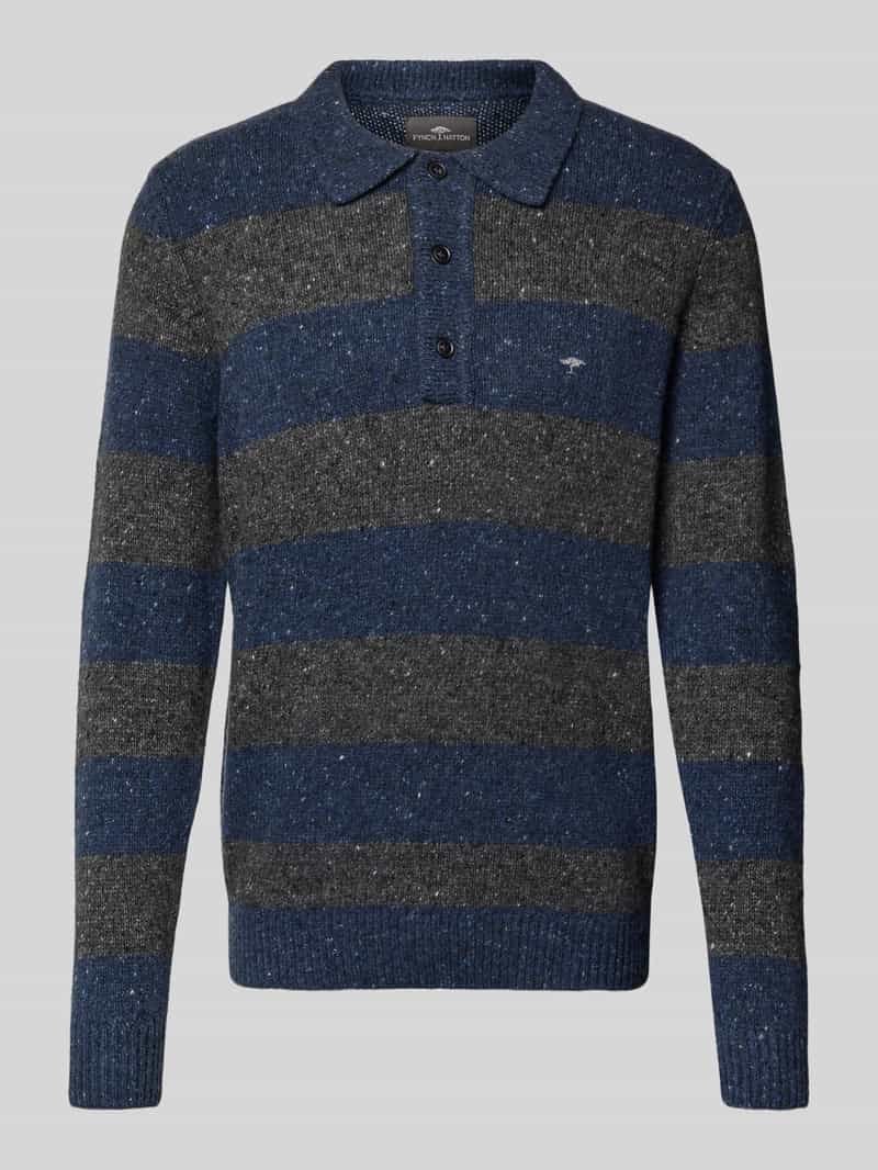 FYNCH-HATTON Gebreide pullover met polokraag