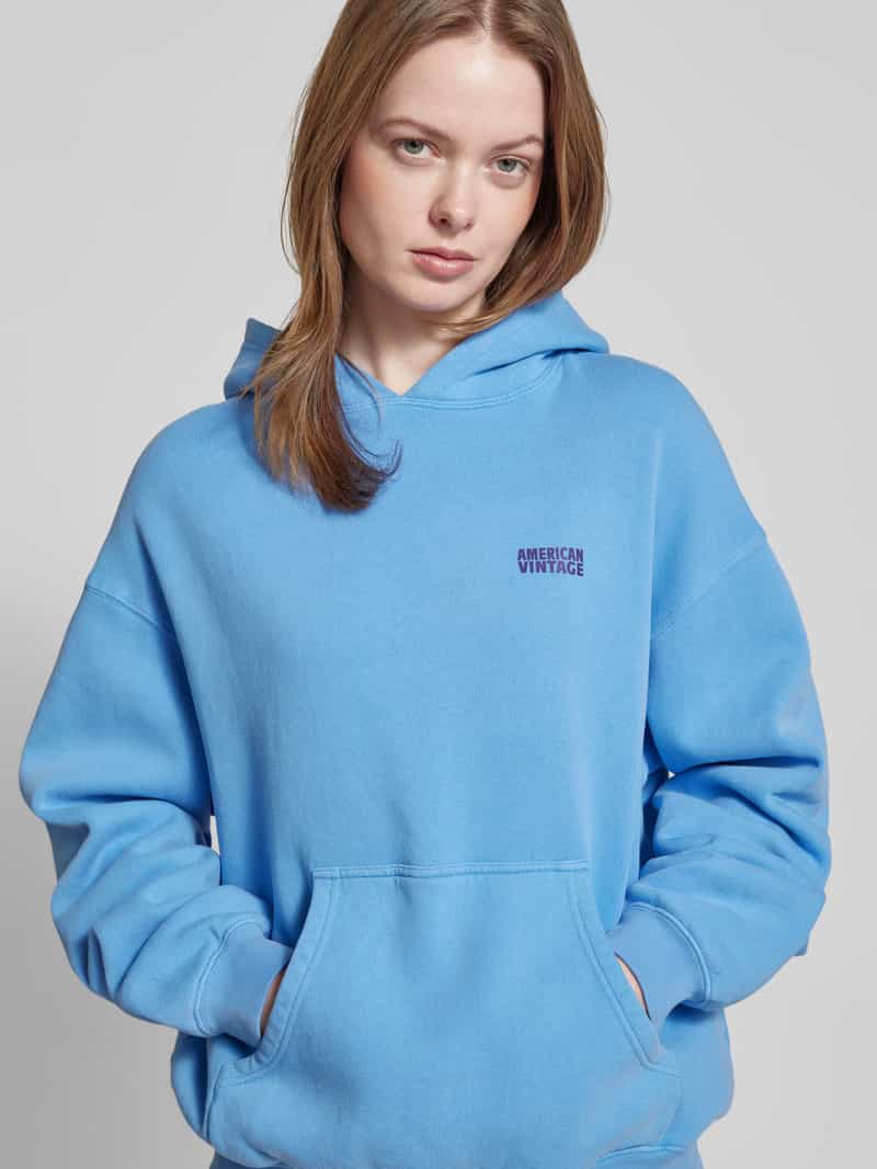 American vintage Oversized hoodie met kangoeroezak model 'ZUBIRD'