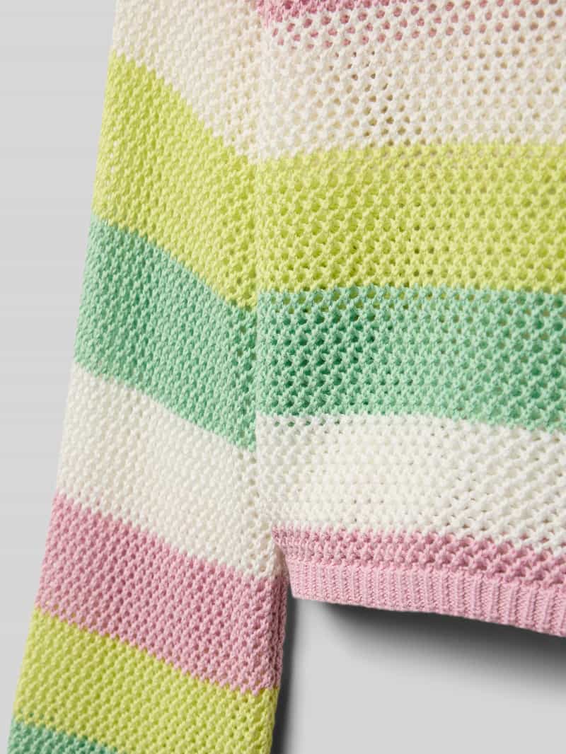 Tom Tailor Korte gebreide pullover van puur katoen