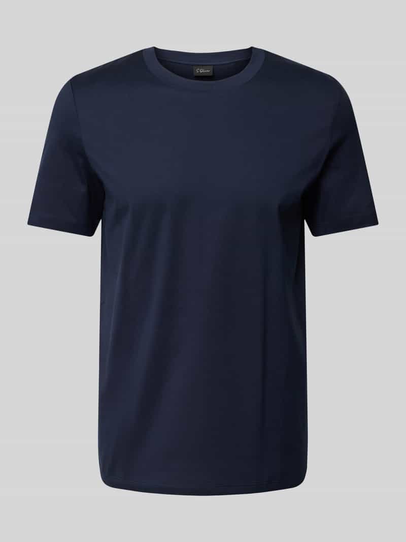 s.Oliver BLACK LABEL Regular fit T-shirt van puur katoen