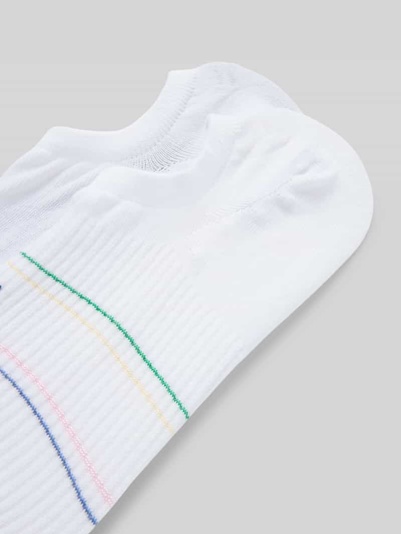 Tommy Hilfiger Kousenvoetjes met elastische ribboordjes in een set van 2 paar