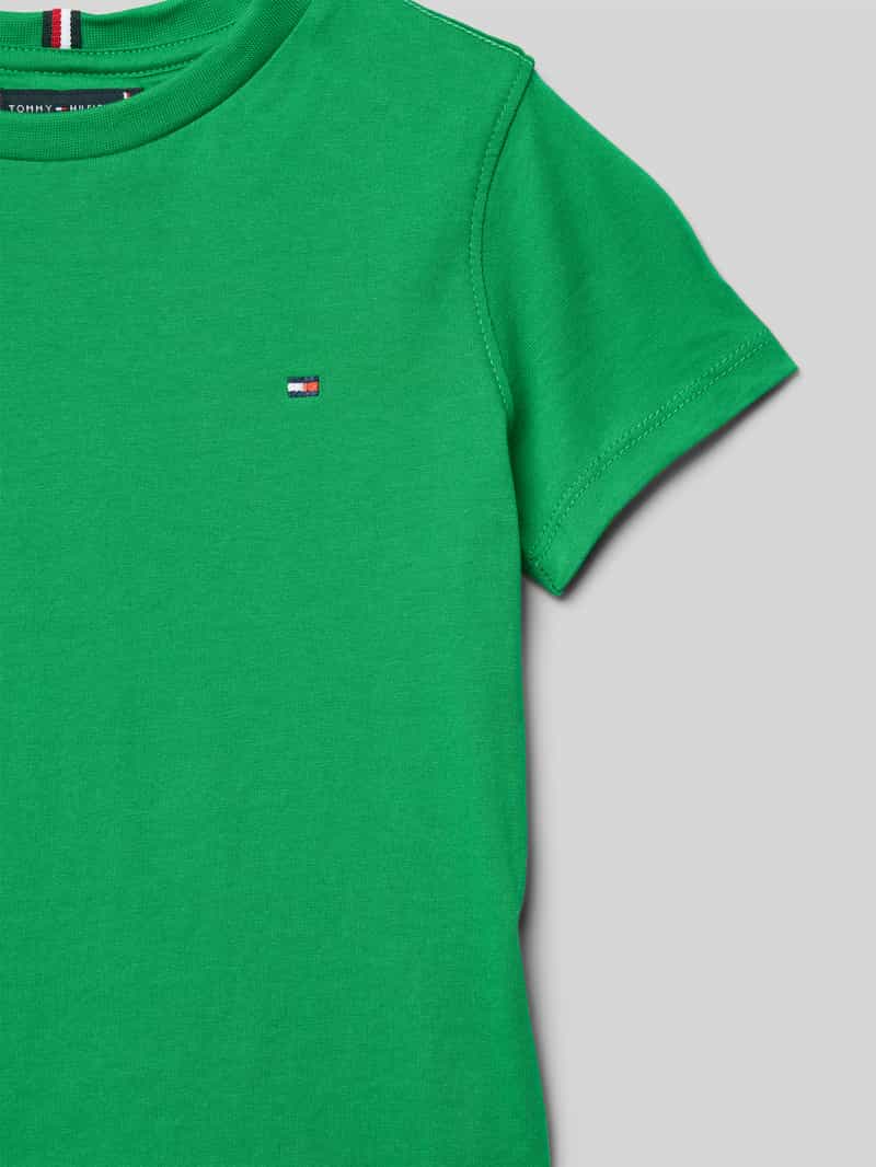 Tommy Hilfiger Teens T-shirt met labelstitching model 'ESSENTIAL'