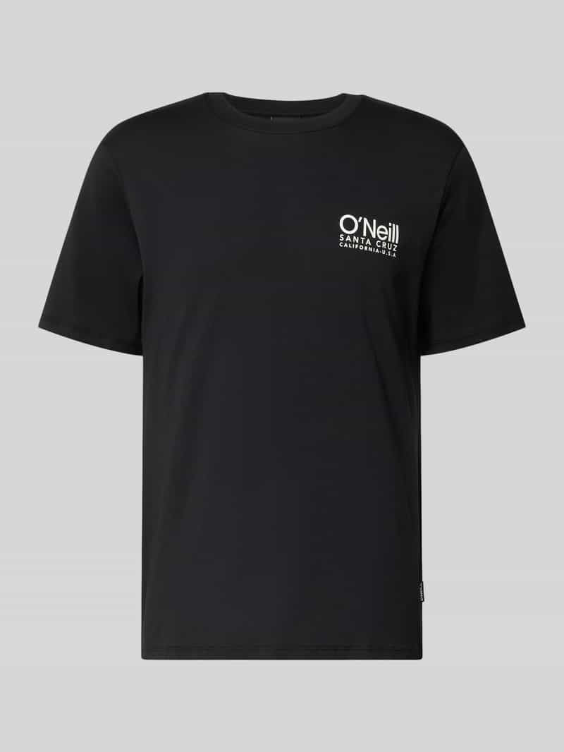 O'Neill T-shirt met logoprint en ronde hals
