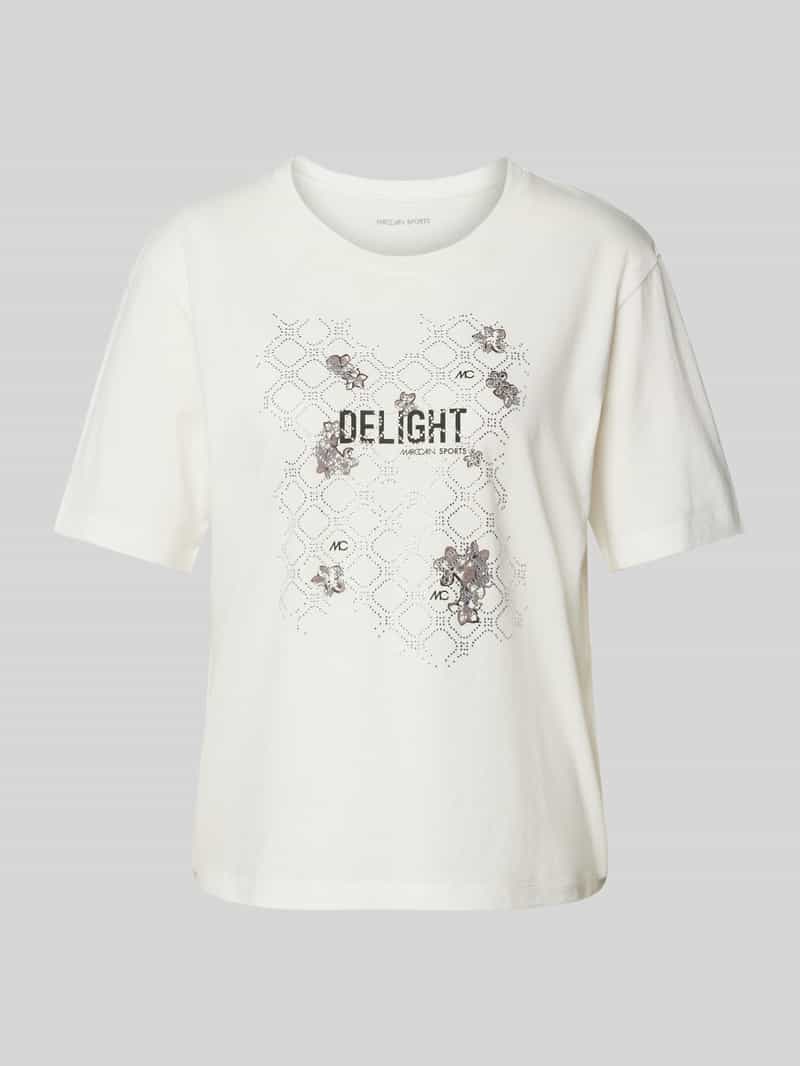 Marc Cain T-shirt met strass-steentjes