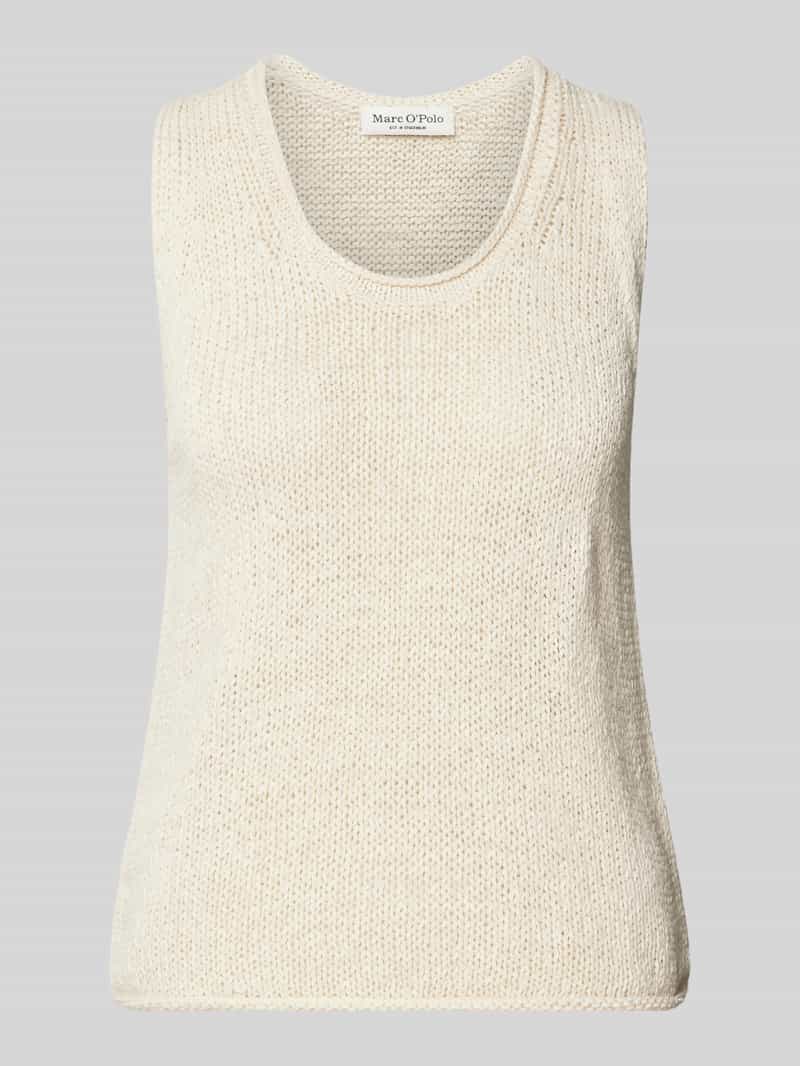 Marc O'Polo Regular fit gebreide tanktop van katoenmix