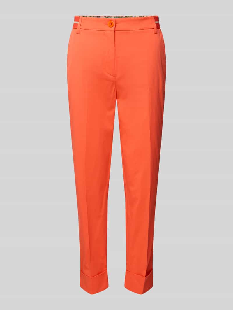 Marc Cain Regular fit broek met verkorte pasvorm en steekzakken
