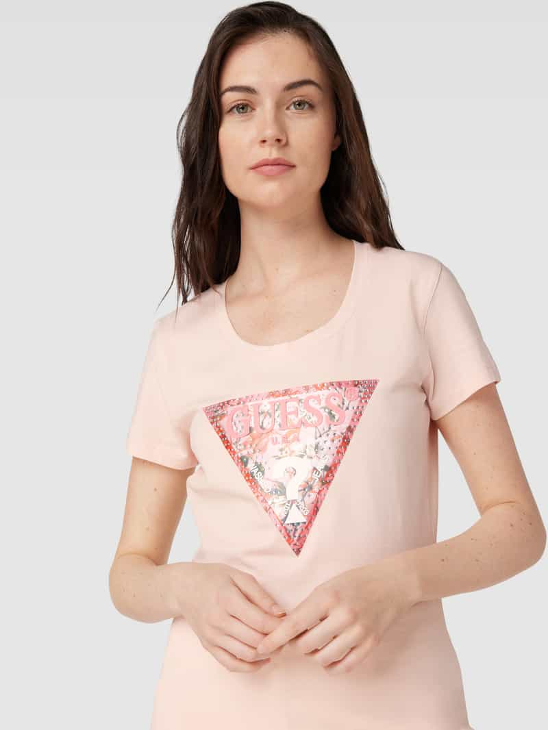 Guess T-shirt met labelprint