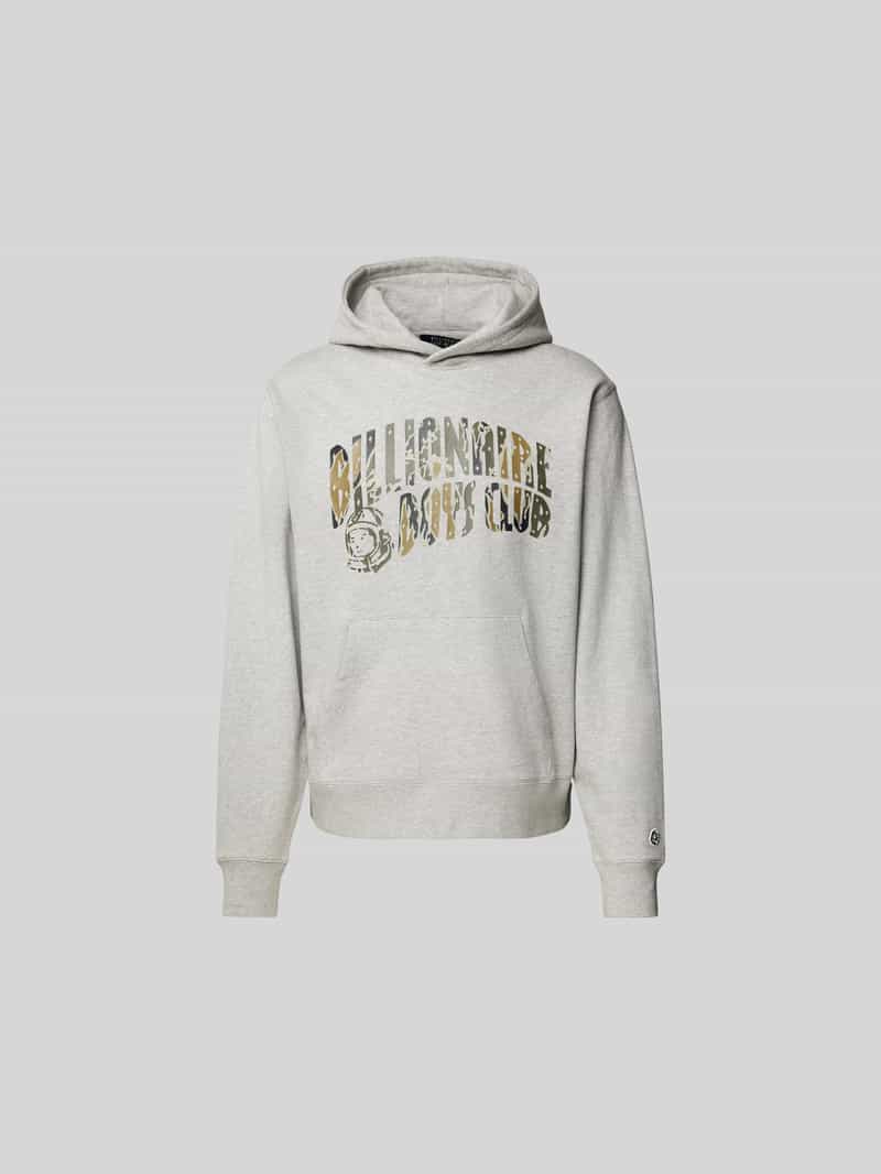 hoodie met labelprint